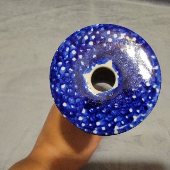 Polish Pottery Bolesławiec 10" Lamp Base? Handmade In Poland - Picture 4 of 7